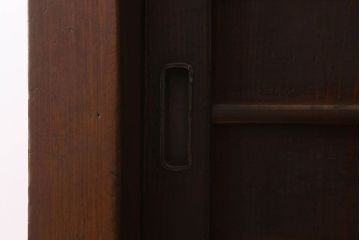 アンティーク家具　古民具・骨董　明治期　重厚な鉄脚付き!三尺　水屋箪笥サイドボード(3)