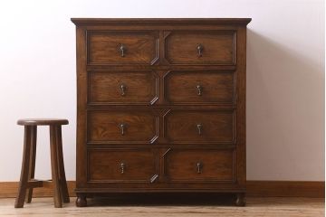 アンティーク家具　アールデコ　オーク材製　イギリスアンティーク　チェスト