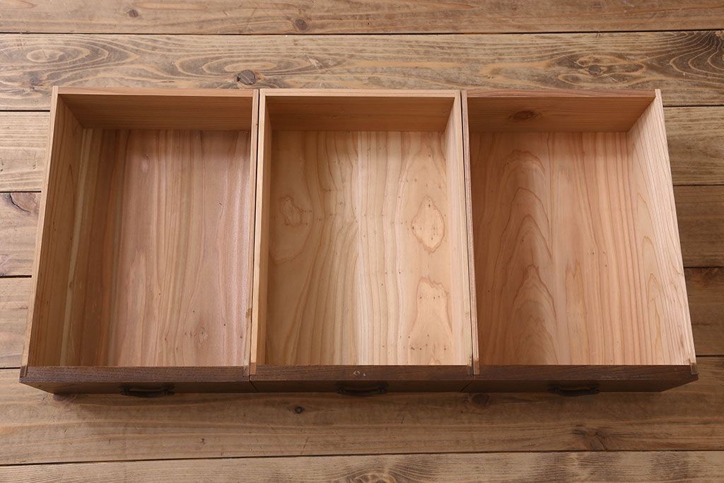 アンティーク家具　古民具・骨董　明治大正期　重厚な鉄脚付き!三尺　水屋箪笥サイドボード