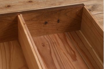 アンティーク家具　古民具・骨董　明治大正期　重厚な鉄脚付き!三尺　水屋箪笥サイドボード