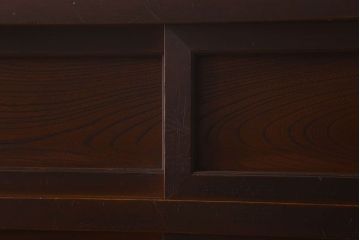 アンティーク家具　古民具・骨董　明治大正期　重厚な鉄脚付き!三尺　水屋箪笥サイドボード