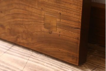 アンティーク雑貨　明治大正期　古材　アンティーク　欅の一枚板　30mm厚(材料)