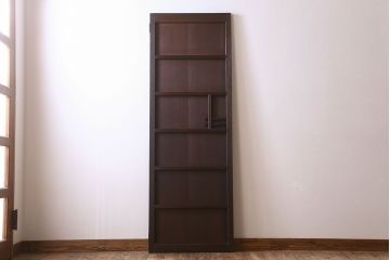 アンティーク　柾目の美しい上品な板戸ドア(扉)