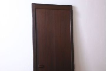 アンティーク　柾目の美しい上品な板戸ドア(扉)