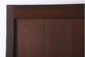 アンティーク　柾目の美しい上品な板戸ドア(扉)