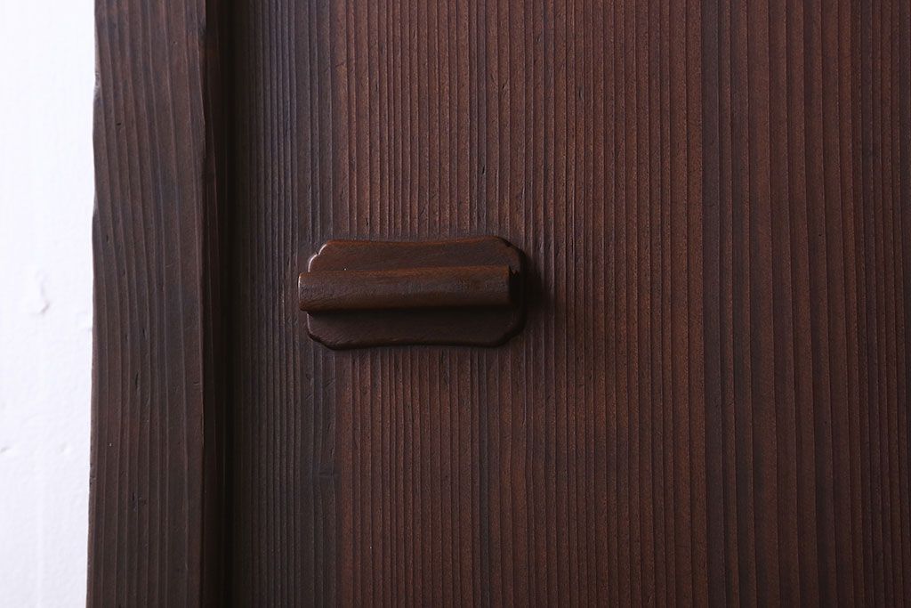 アンティーク　柾目の美しい上品な板戸ドア(扉)