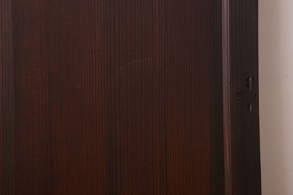 アンティーク　柾目の美しい上品な板戸ドア(扉)