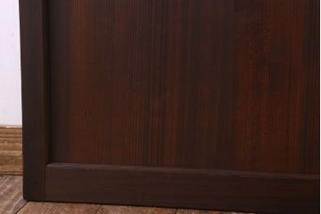 アンティーク　柾目の美しい上品な板戸ドア(扉)