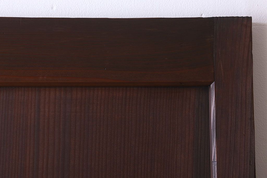 アンティーク　柾目の美しい上品な板戸ドア(扉)