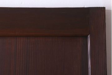 アンティーク　柾目の美しい上品な板戸ドア(扉)