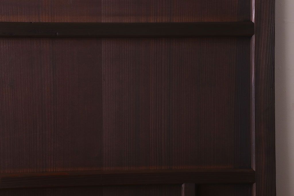 アンティーク　柾目の美しい上品な板戸ドア(扉)
