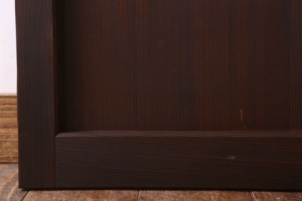 アンティーク　柾目の美しい上品な板戸ドア(扉)