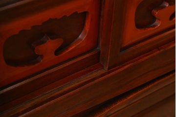 アンティーク家具　組子引き戸　明治大正期　和製アンティーク　仏壇(収納棚)