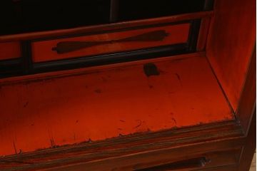 アンティーク家具　組子引き戸　明治大正期　和製アンティーク　仏壇(収納棚)