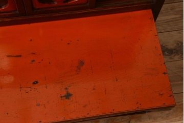 アンティーク家具　組子引き戸　明治大正期　和製アンティーク　仏壇(収納棚)