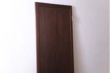 アンティーク　杢目の美しい上品な板戸ドア(扉)