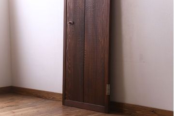 アンティーク　杢目の美しい上品な板戸ドア(扉)