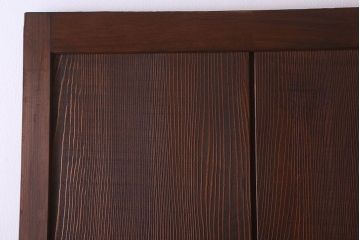 アンティーク　杢目の美しい上品な板戸ドア(扉)