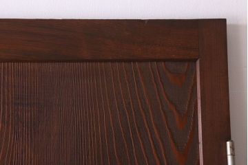 アンティーク　杢目の美しい上品な板戸ドア(扉)