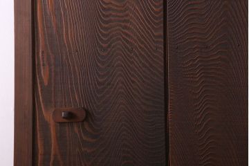 アンティーク　杢目の美しい上品な板戸ドア(扉)