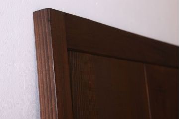 アンティーク　杢目の美しい上品な板戸ドア(扉)