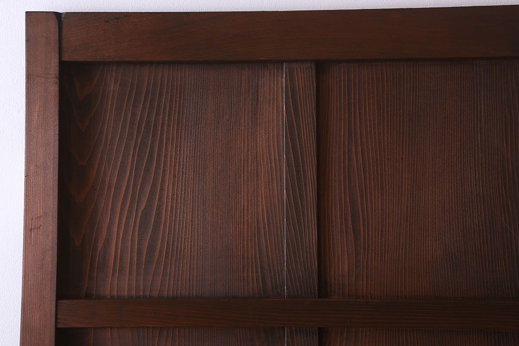 アンティーク　杢目の美しい上品な板戸ドア(扉)