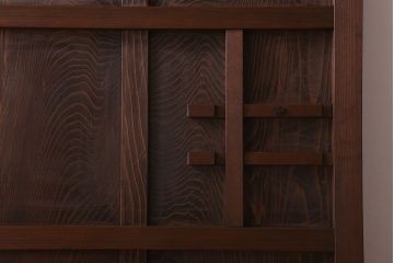 アンティーク　杢目の美しい上品な板戸ドア(扉)