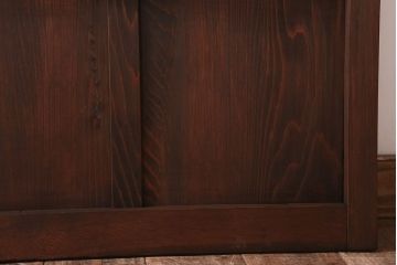 アンティーク　杢目の美しい上品な板戸ドア(扉)