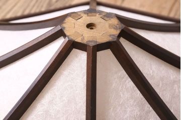 中古　松本民芸家具　八角フロアスタンド(定価約30万円)