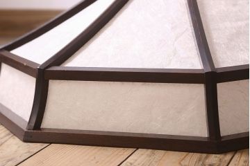 中古　松本民芸家具　八角フロアスタンド(定価約30万円)