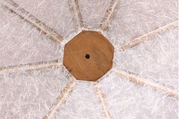 中古　松本民芸家具　八角フロアスタンド(定価約30万円)