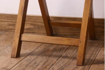 ヴィンテージ家具　英国ビンテージ　1970年　折りたたみ椅子(フォールディングスツール)(1)