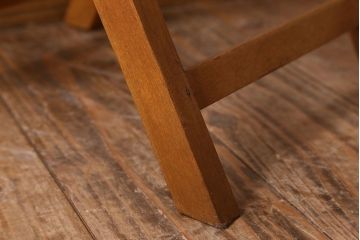 ヴィンテージ家具　英国ビンテージ　1970年　折りたたみ椅子(フォールディングスツール)(3)