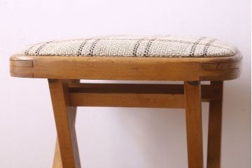 ヴィンテージ家具　英国ビンテージ　1970年　折りたたみチェア(フォールディングスツール)(1)