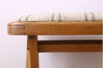 ヴィンテージ家具　英国ビンテージ　1970年　折りたたみチェア(フォールディングスツール)(1)