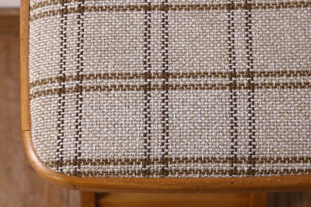 ヴィンテージ家具　英国ビンテージ　1970年　折りたたみチェア(フォールディングスツール)(2)