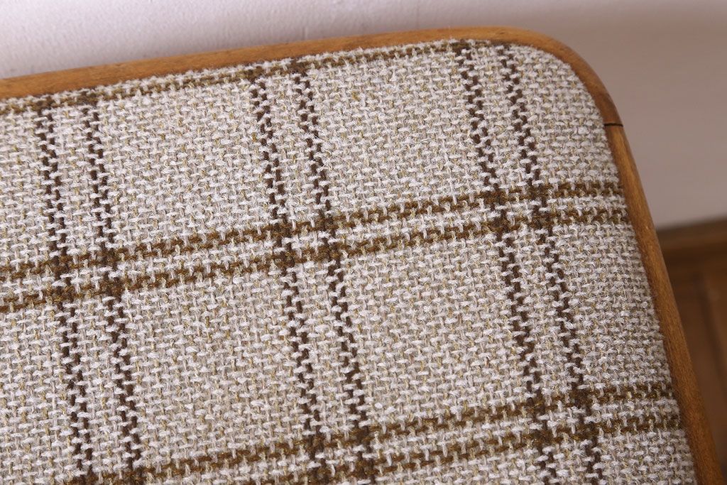 ヴィンテージ家具　英国ビンテージ　1970年　折りたたみチェア(フォールディングスツール)(2)