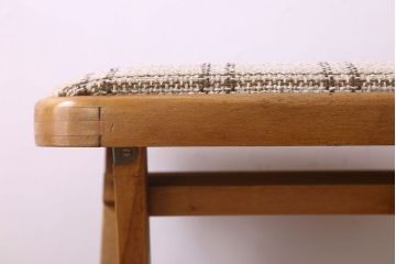 ヴィンテージ家具　英国ビンテージ　1970年　折りたたみチェア(フォールディングスツール)(2)