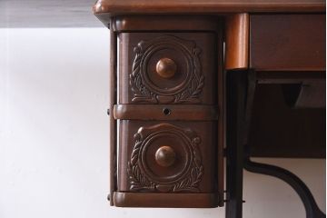 アンティーク家具　イギリスアンティーク　足踏みシンガーミシン(3)