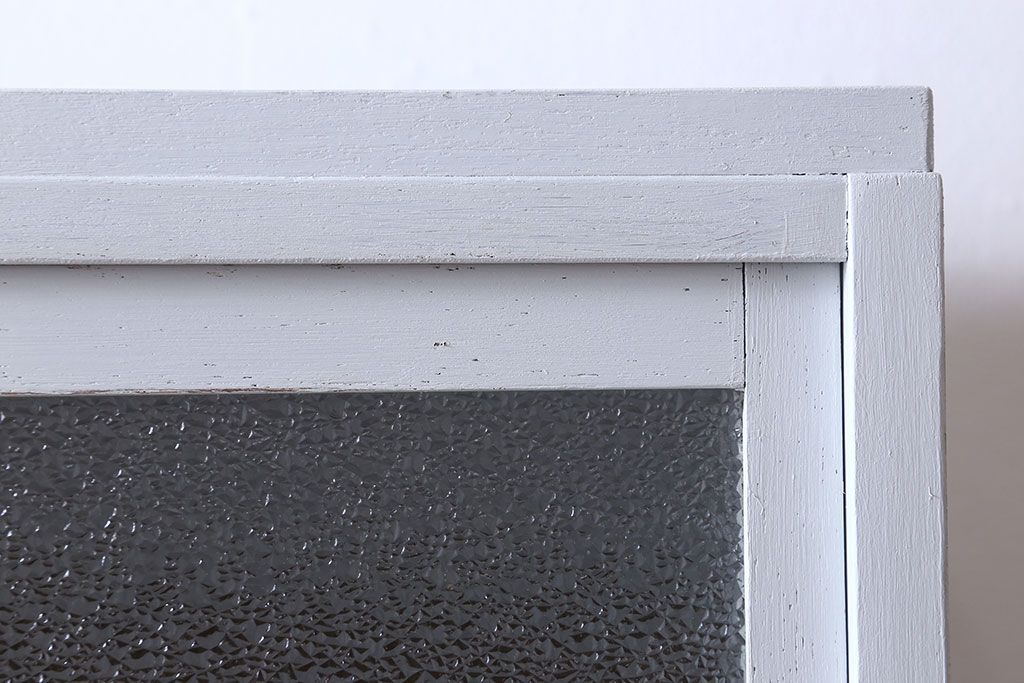 アンティーク家具　カップボード　アンティーク　おしゃれなペイント収納棚(食器棚)