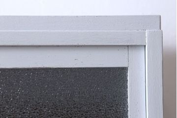 アンティーク家具　カップボード　アンティーク　おしゃれなペイント収納棚(食器棚)