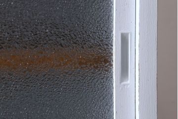 アンティーク家具　カップボード　アンティーク　おしゃれなペイント収納棚(食器棚)