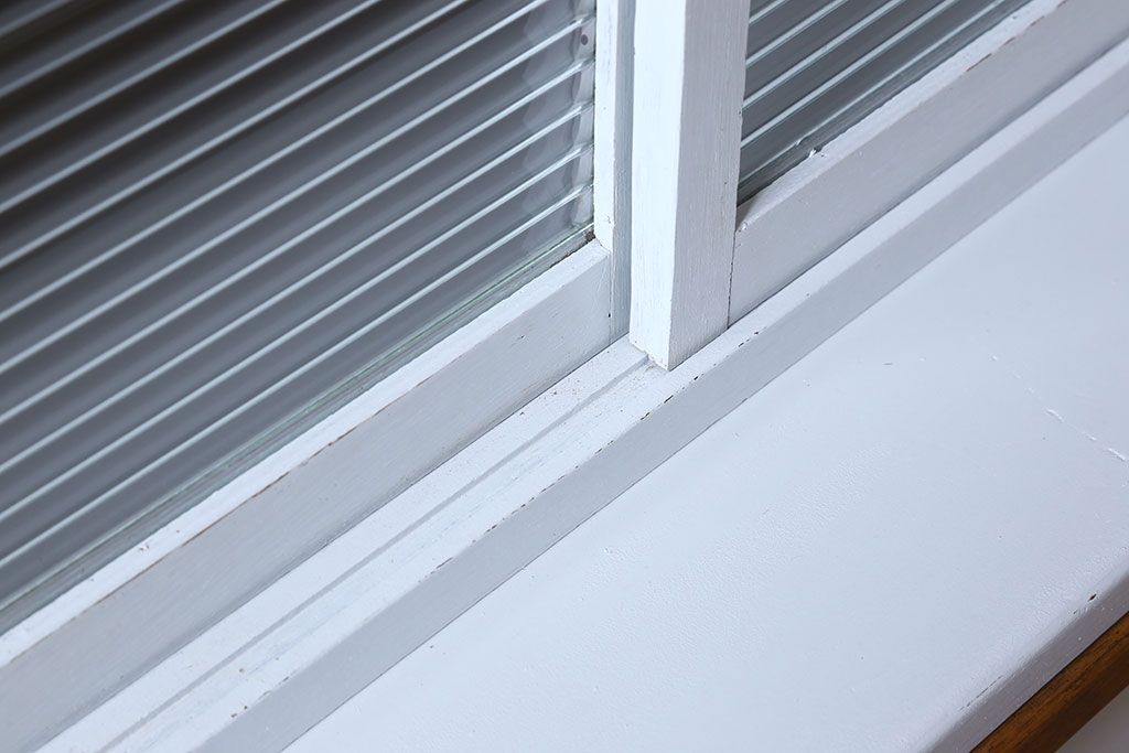 アンティーク家具　カップボード　アンティーク　おしゃれなペイント収納棚(食器棚)