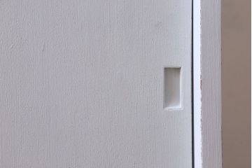 アンティーク家具　カップボード　アンティーク　おしゃれなペイント収納棚(食器棚)