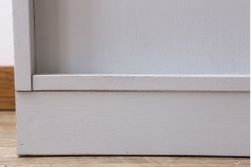 アンティーク家具　カップボード　アンティーク　おしゃれなペイント収納棚(食器棚)