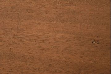 レトロ家具　ラワン材製　シンプル　昭和レトロな古い木の片袖机