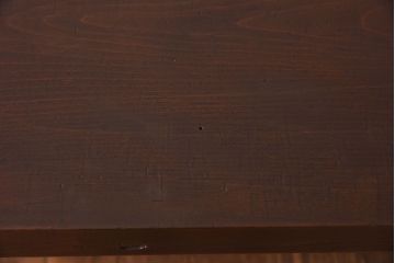 アンティーク家具　古い天板一枚板!シンプルな鉄脚テーブル