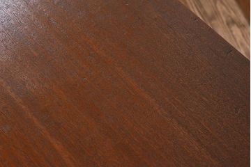 天板一枚板!古材をリメイクしたシンプルな鉄脚テーブル ラワン材製