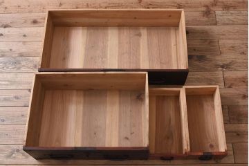 アンティーク家具　古民具・骨董　アンティークの重ね観音衣装箪笥