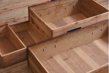 アンティーク家具　古民具・骨董　アンティークの重ね観音衣装箪笥